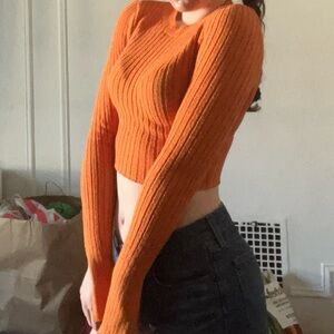 Flattering Ribbed top
